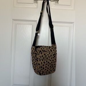 Lepord print shoulder bag